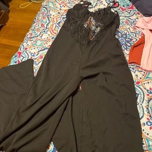 Black Lace Jumpsuit